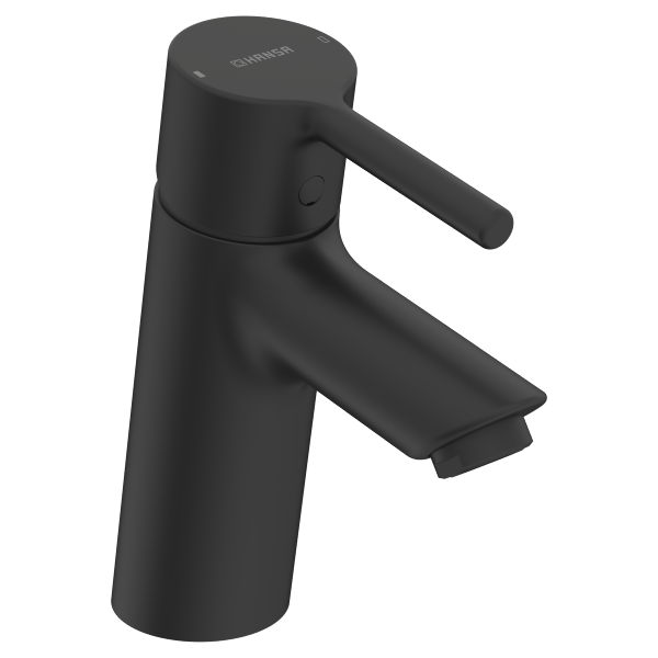 Hansavantis handlaugartæki án lyftitappa - Matt svart